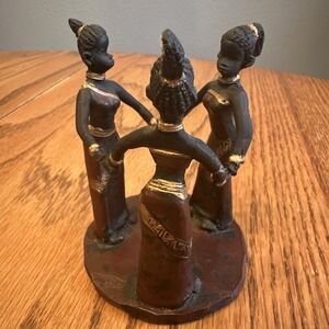 Vintage Circle Of Sisters Figurine African-American Women